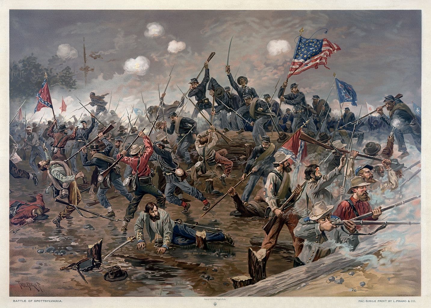 Confederate battle